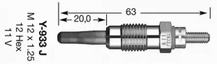 Свеча накаливания (NGK: 7947)